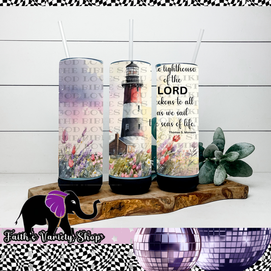 Lighthouse of God Bluetooth Tumbler