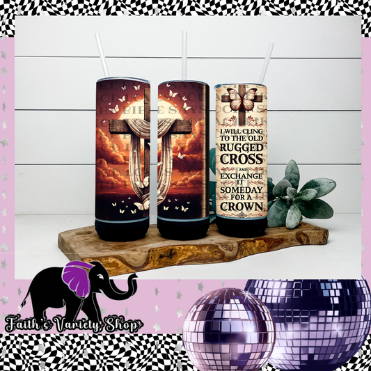 Old Rugged Cross Bluetooth Tumbler