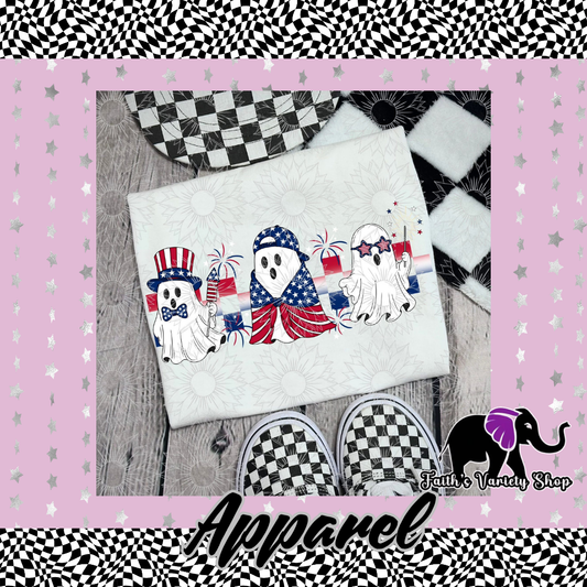 Boy 4th of July Ghostie Apparel
