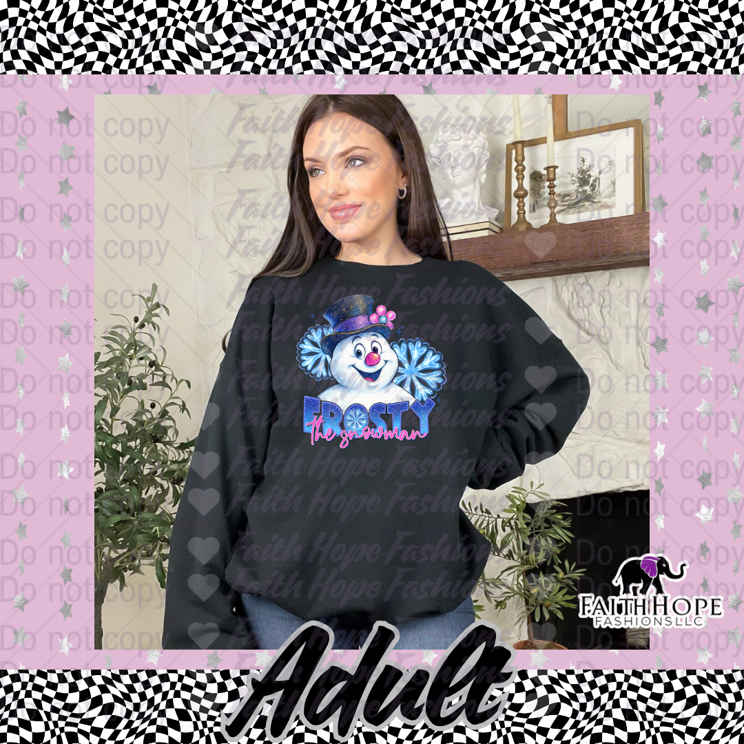 Snowman Frosty Adult Sweater