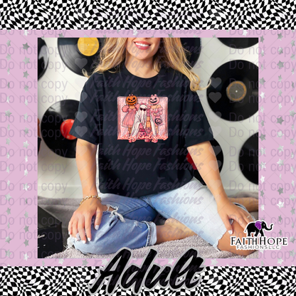 Lets Go Sexy Ghouls Adult Shirt