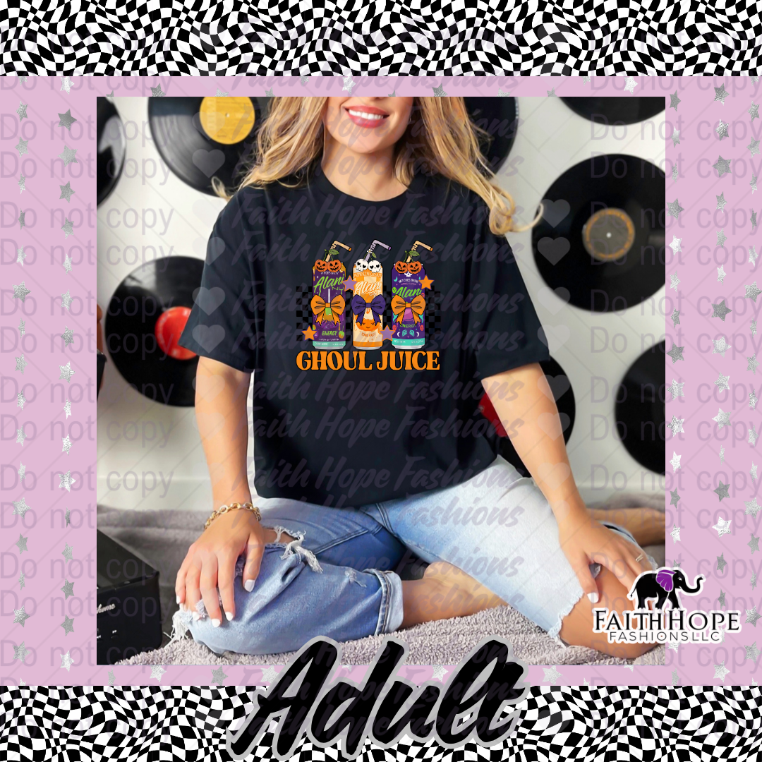 Ghoul Juice Adult Shirt