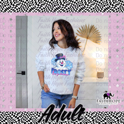Snowman Frosty Adult Sweater