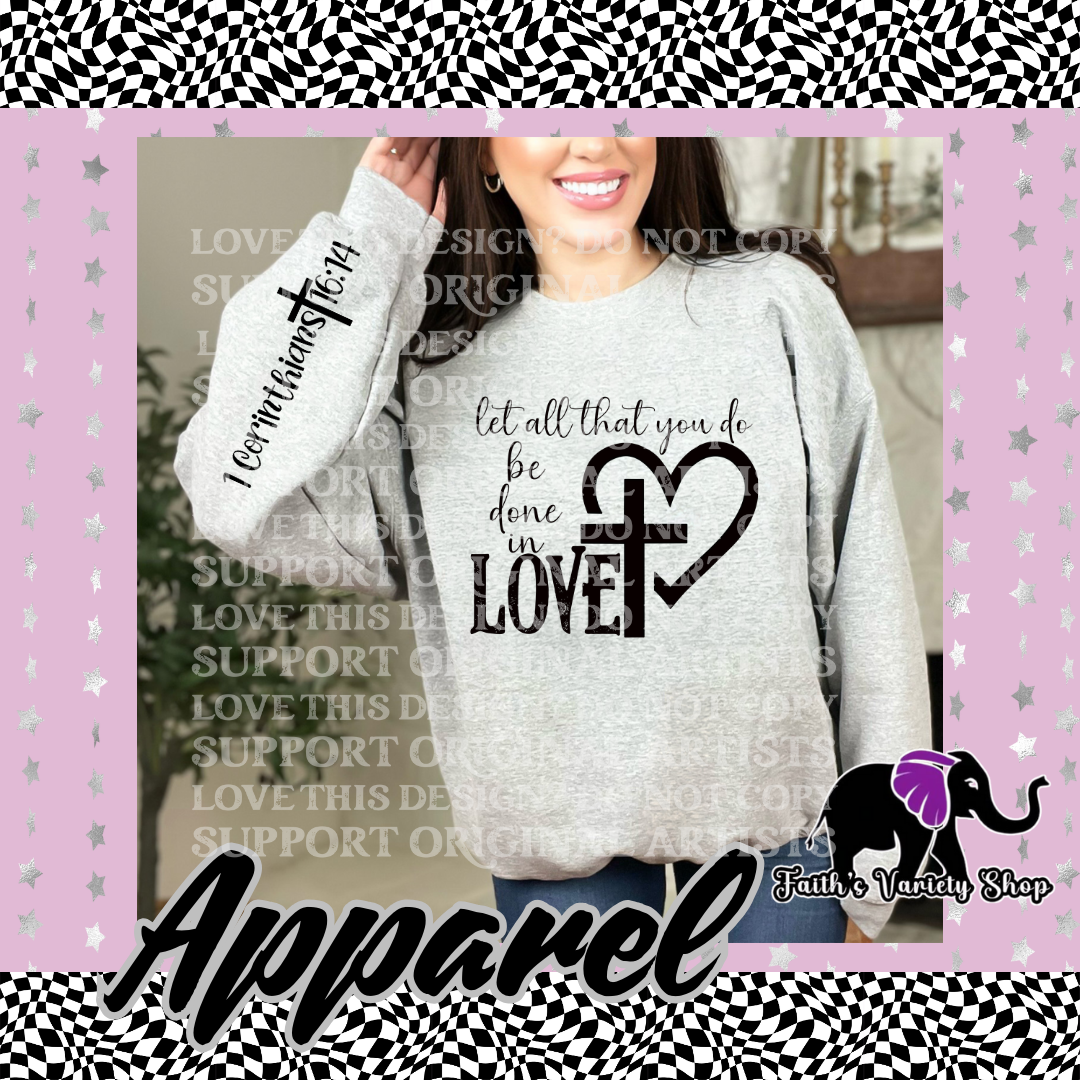 All You Do In Love Adult Sweater