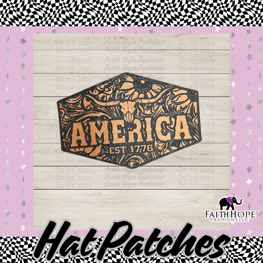 America Hat Patch