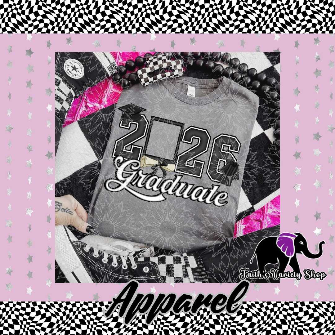 Black 2026 Graduate Apparel