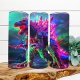 Neon Godzilla Tumbler