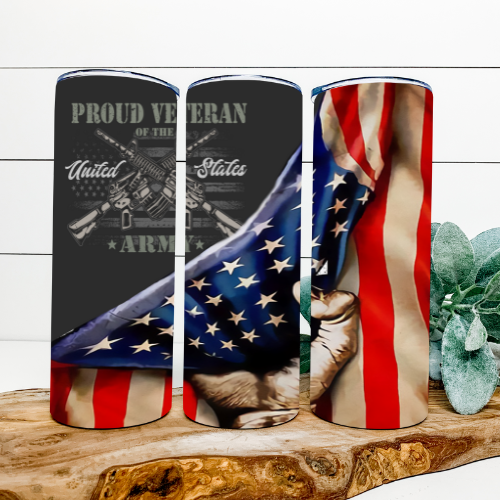 Proud Veteran Tumbler