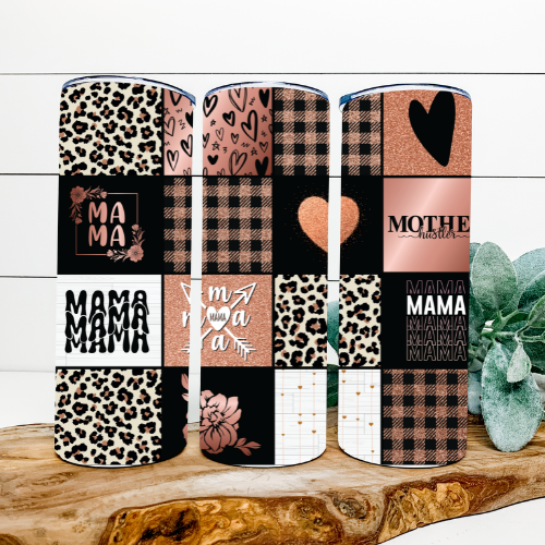 Plaid Mama Tumbler