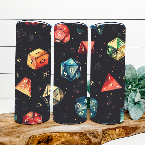 DnD Dice Roll Tumbler