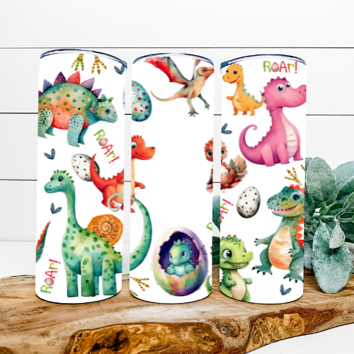 Customizable Dinosaur Tumbler