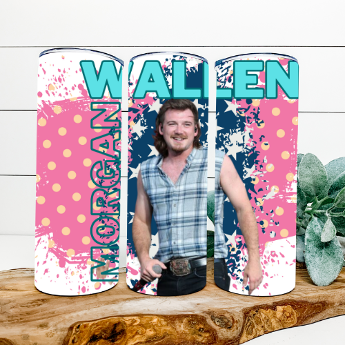 Pink Morgan Wallen Tumbler