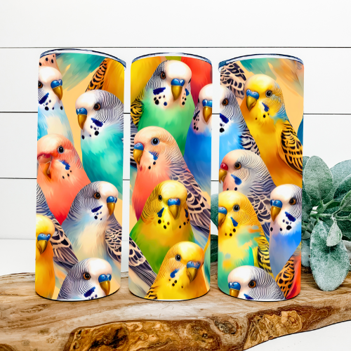 Budgie Birds Tumbler