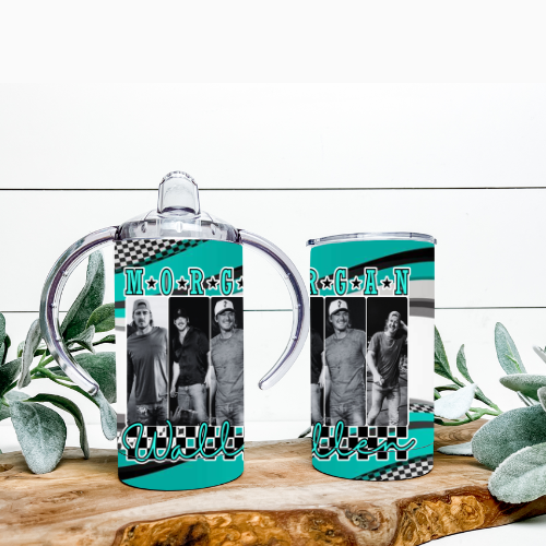 Morgan Wallen Teal Tumbler