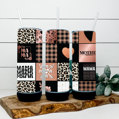 Plaid Mama Tumbler