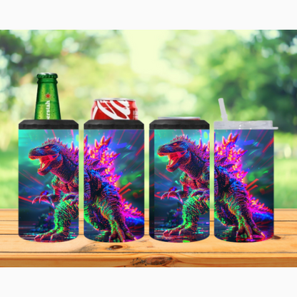 Neon Godzilla Tumbler