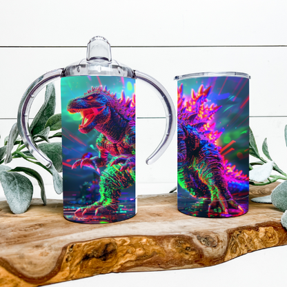 Neon Godzilla Tumbler