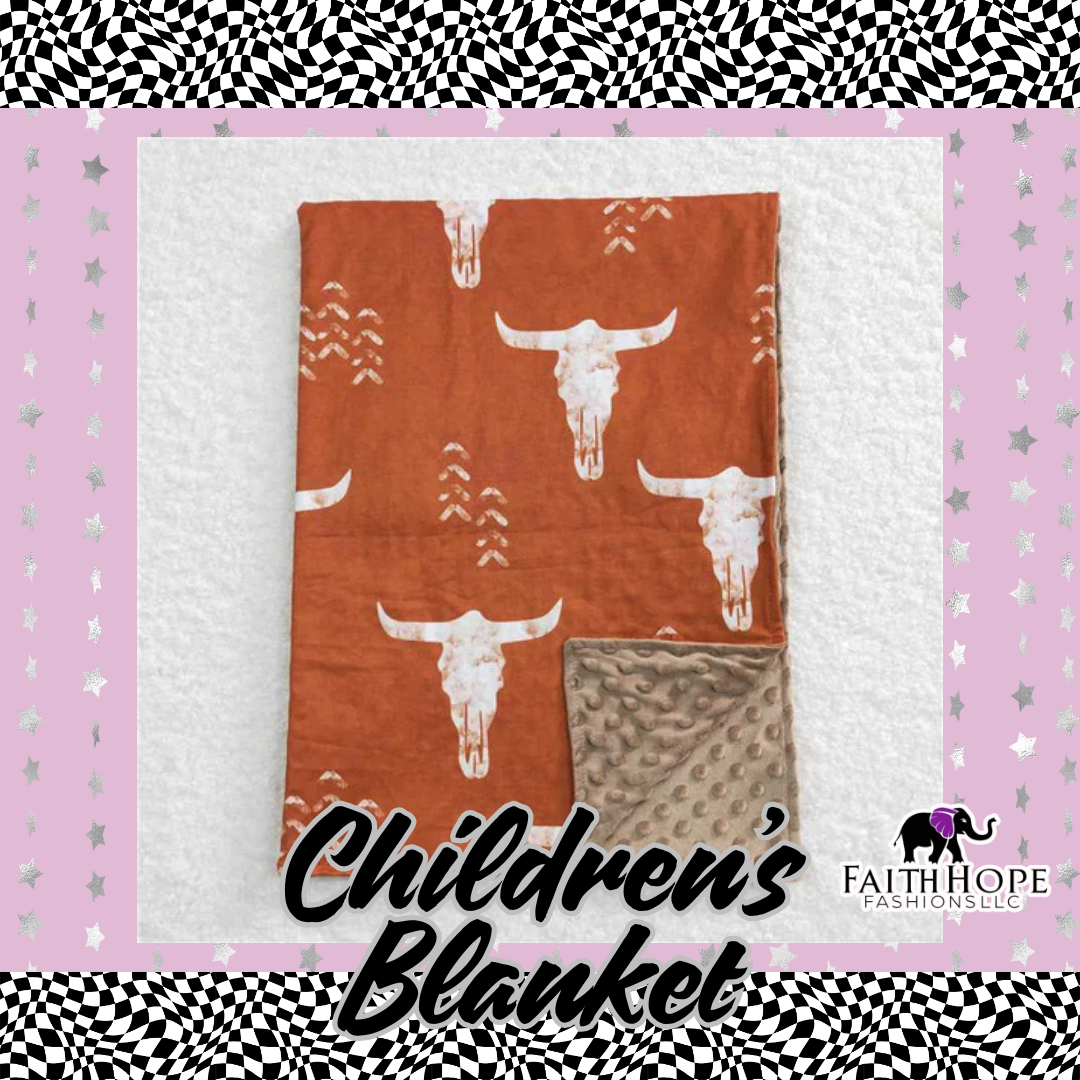 Bull Children's Blanket