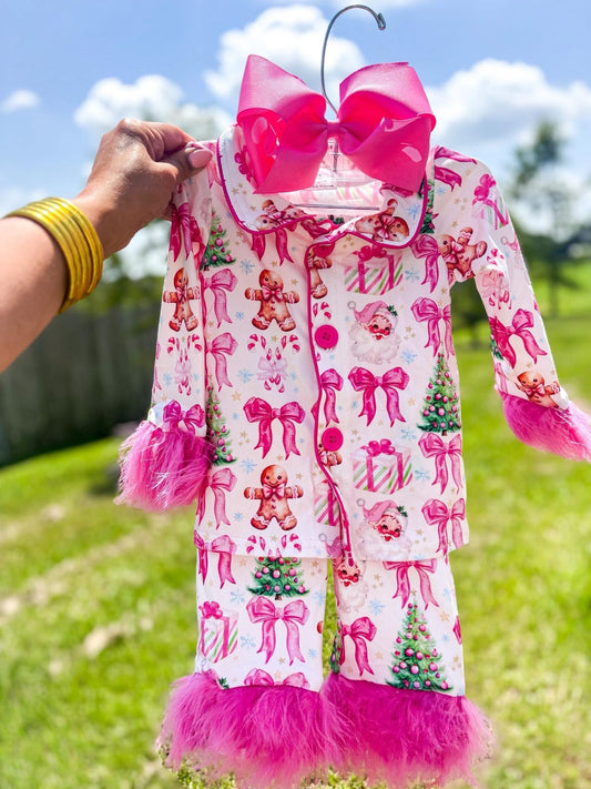 Christmas Romper with bow