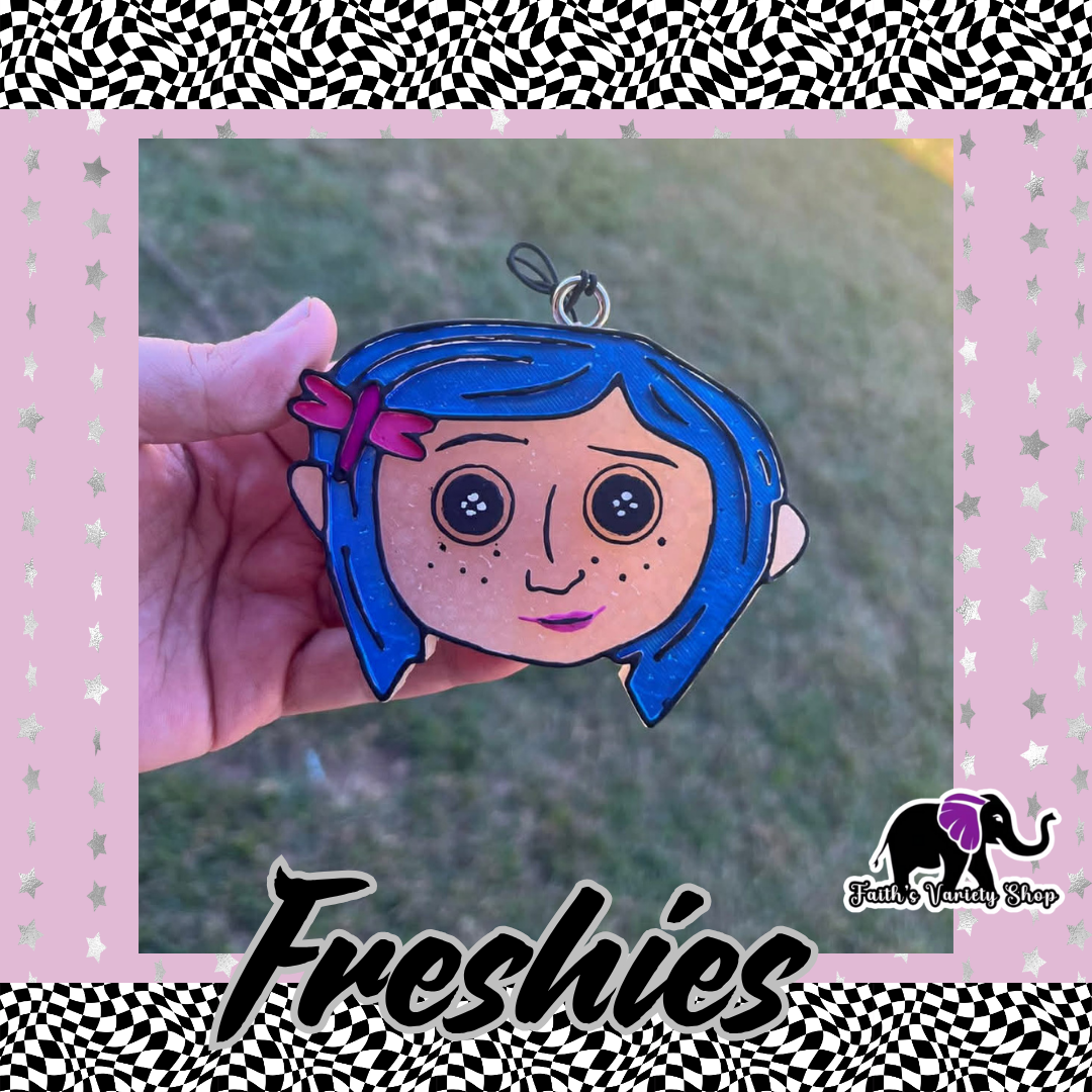 Blue Hair Girl Freshie