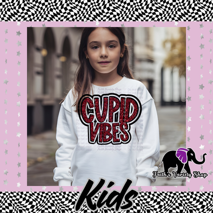 Cupid Vibes Kids Sweater