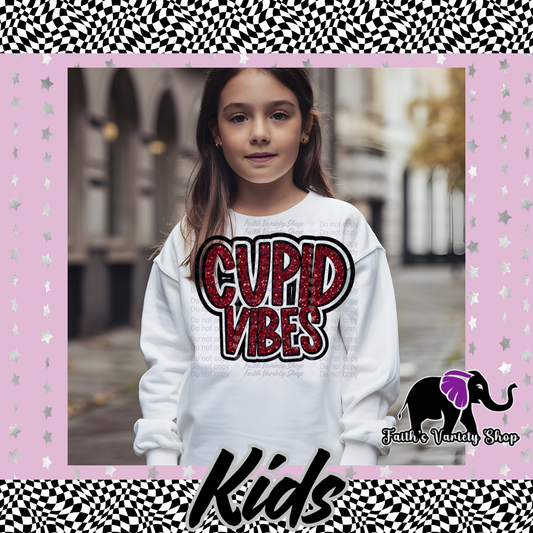 Cupid Vibes Kids Sweater