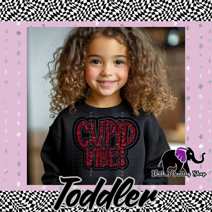 Cupid Vibes Toddler Sweater