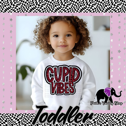 Cupid Vibes Toddler Sweater