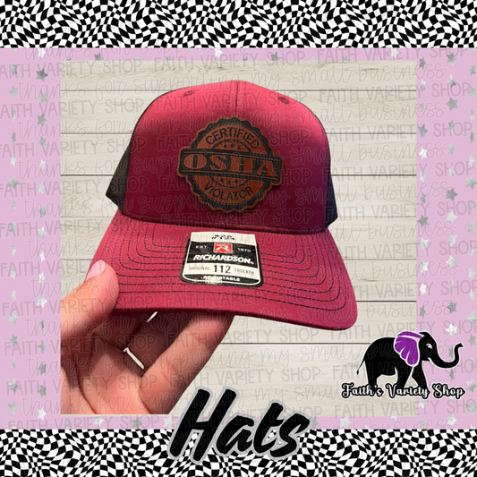 Certified OSHA Violator Red Hat
