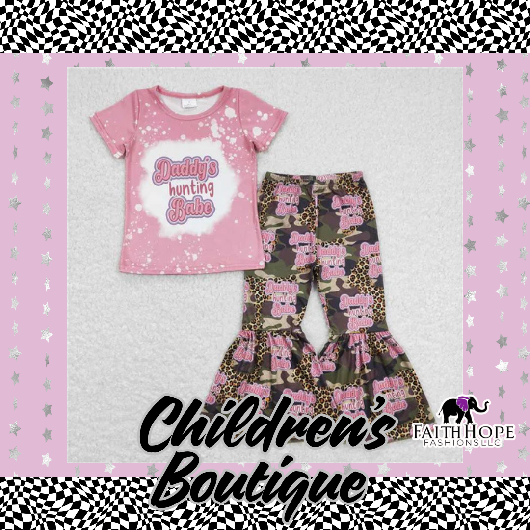 Daddy's Hunting Babe Children's Outfit