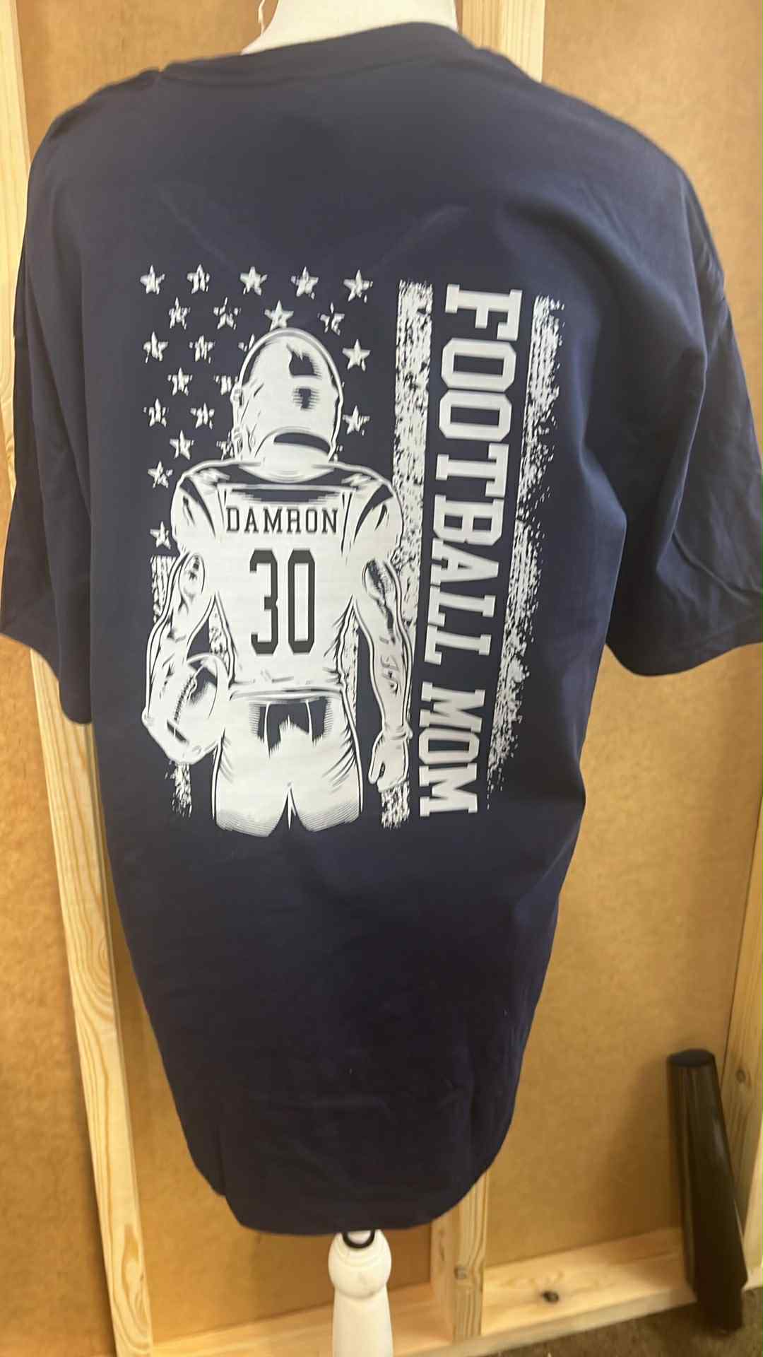 Custom football mom