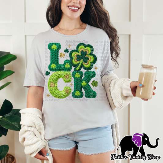 Faux Yarn Luck Apparel