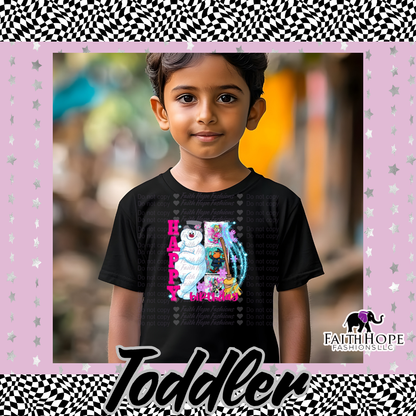 Frosty Birthday Toddler Shirt