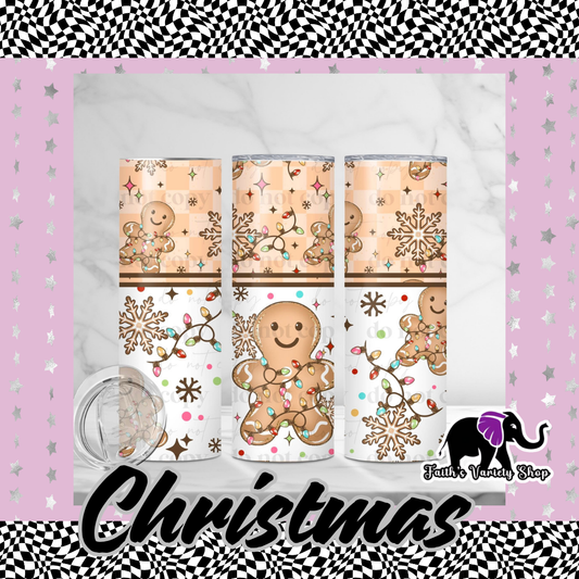 Gingerbread Lights 20oz Tumbler