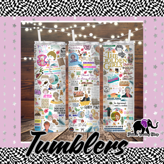 Golden Girls Collage 20oz Tumbler