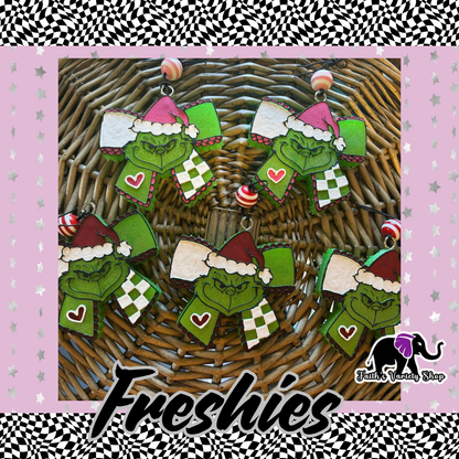 Green Guy Bow Freshie