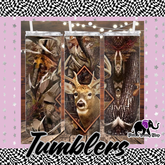 Hunting Deer 20oz Tumbler