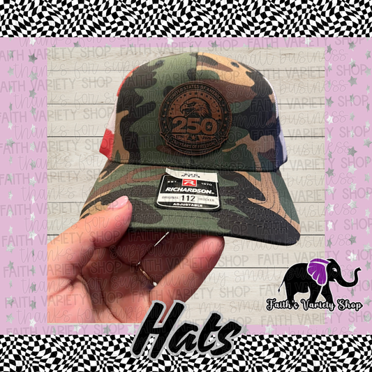250 Years Of Freedom Eagle Camo Hat