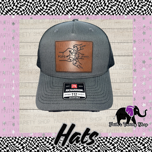Family Names Fist Hat