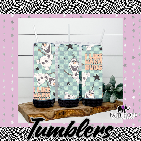 I Like Warm Hugs Frozen Bluetooth Speaker Tumbler