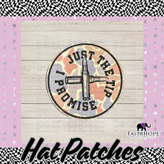 Just The Tip Hat Patch