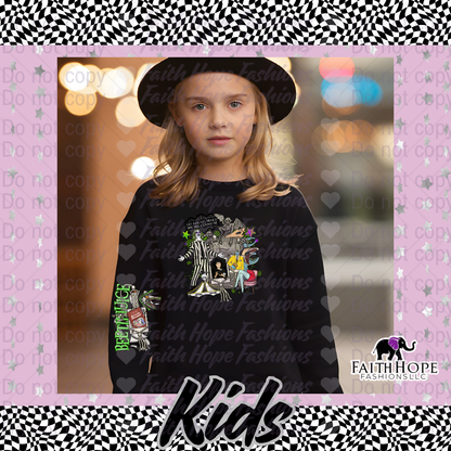 Bettle Juice Kids Sweater