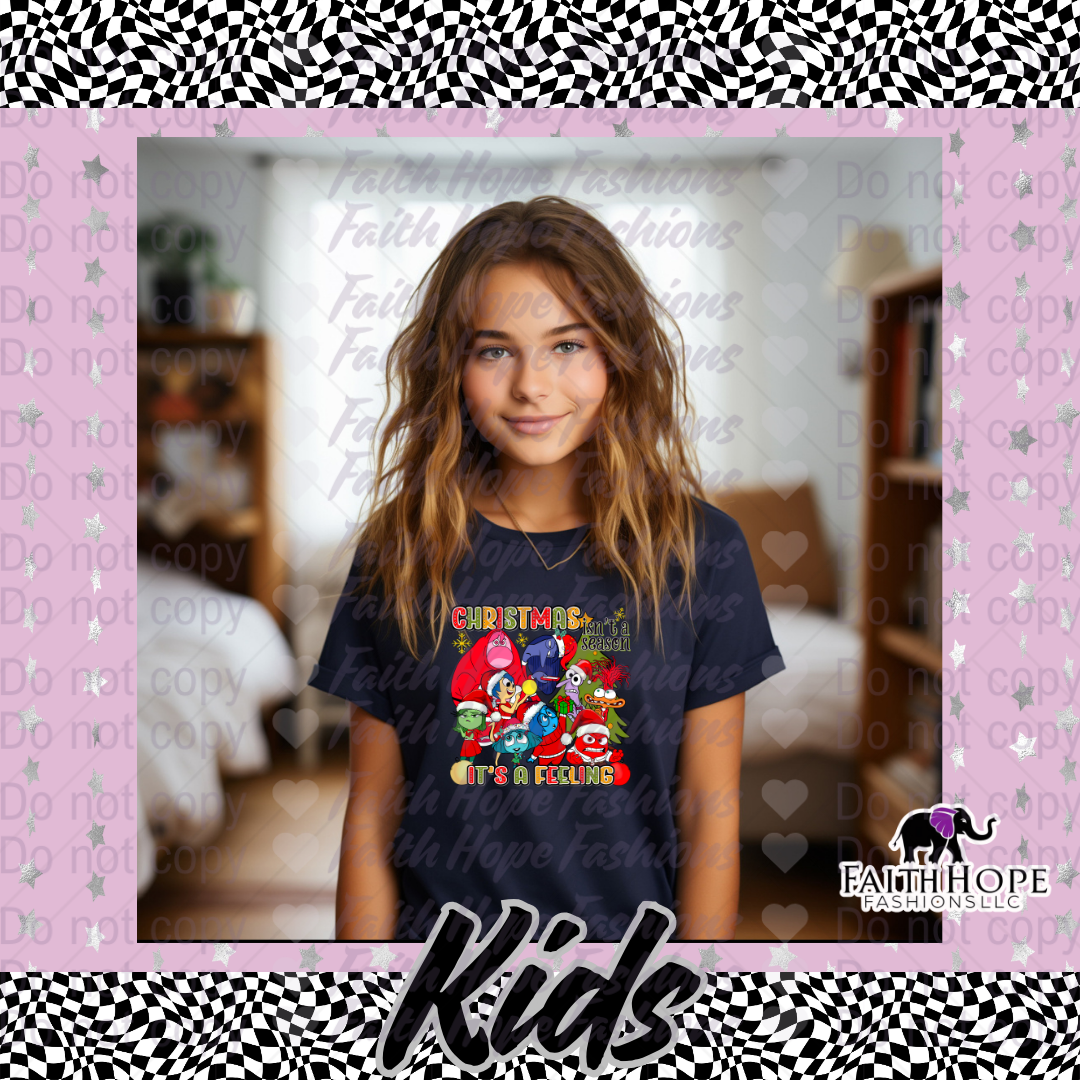 Christmas Feelings Kids Shirt