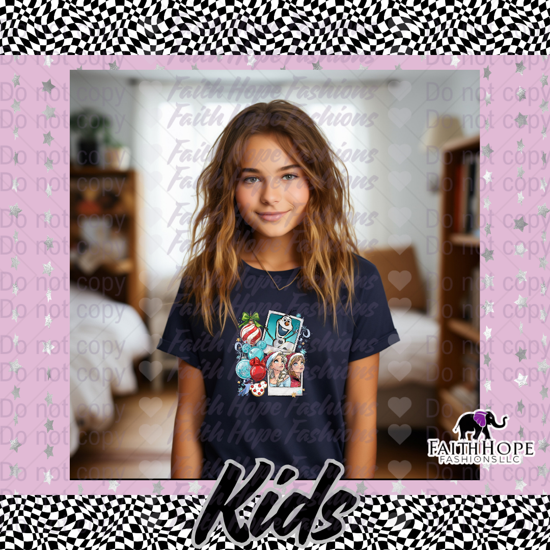 Freezing Polaroid Kids Shirt