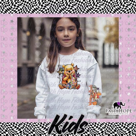 Halloween Bear Kids Sweater