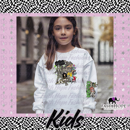Bettle Juice Kids Sweater