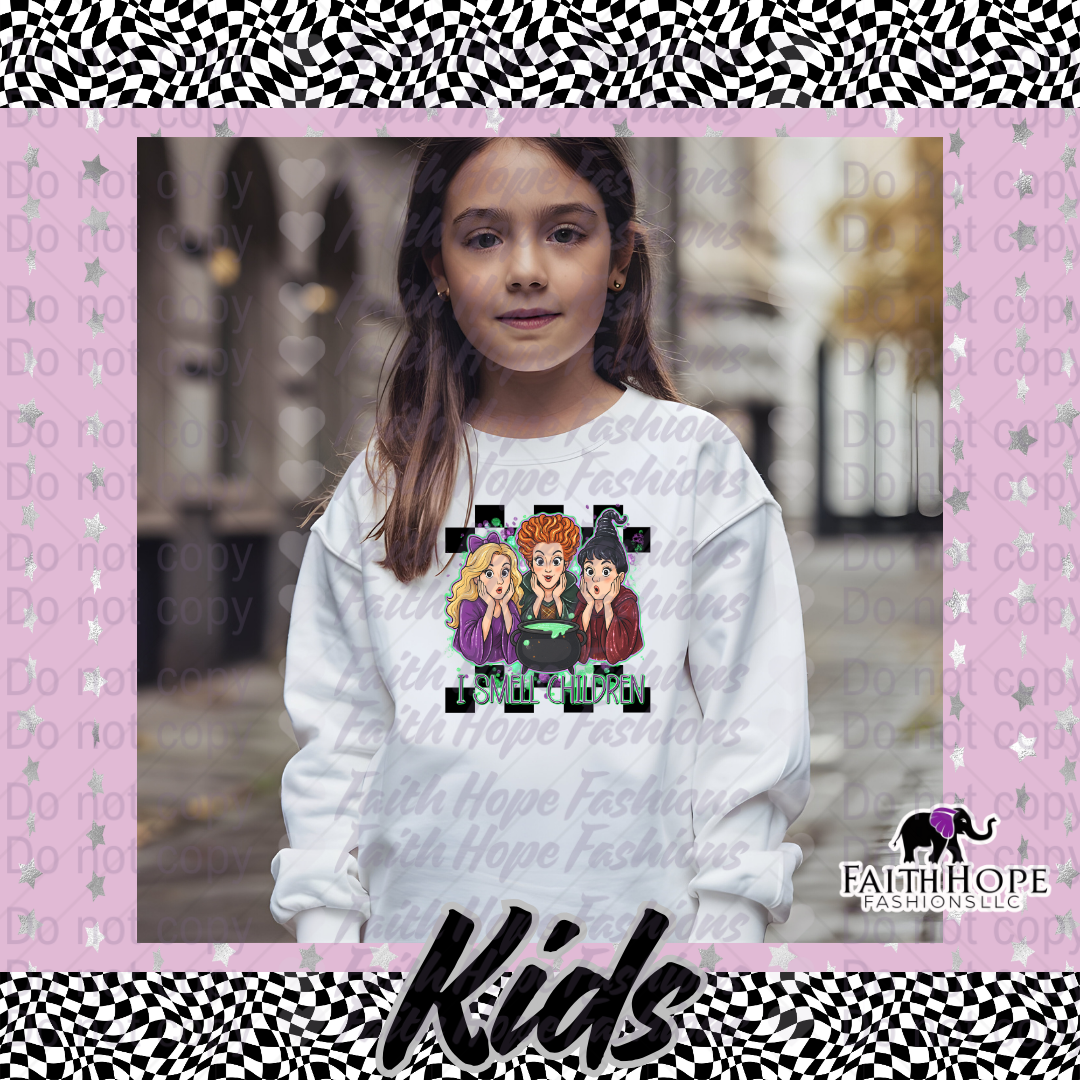 I Smell Children Cartoon Kids Sweater