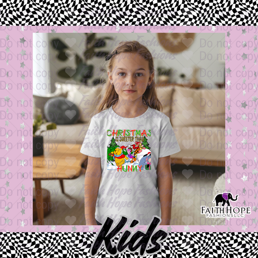 Christmas Sweeter Than Hunny Kids Shirt