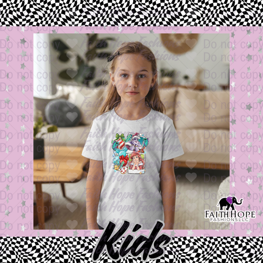 Mermaid Polaroid Kids Shirt