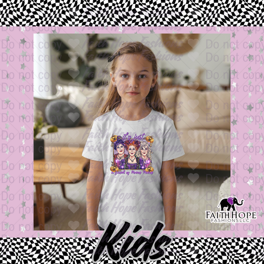 Bunch of HP Purple Glitter Kids Shirt